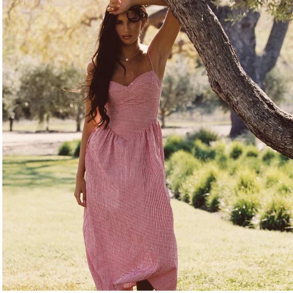 Aurora Dress - Red Gingham - Skatie